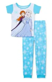 Frozen 2 Elsa Disney Cotton Pajamas Girl Snug-Fit Sleepwear Set Toddler's 4T-AE5