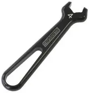Aeroflow Alloy Pro Spanner Single -4AN Black Single -4AN Pro Wrench - AF98-2255-1-04