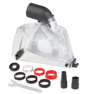 Dust Collector Attachment,Cutting Dust Shroud for Angle Grinder 4-1/2 inch to...