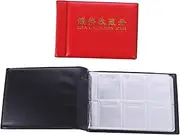 DOITOOL 2Pcs Coin Collection Book Pages Coin Storage Album for Commemorative Coins Material for Collectors Easy to Organize