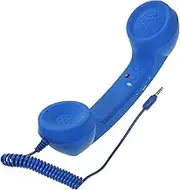 Tofficu Anti-Radiation Phone Adapter 3.5mm Retro Handset Speaker Microphone Improved Call Hands Function