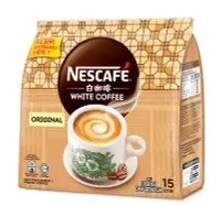 在飛比找PChome24h購物優惠-雀巢咖啡白咖啡原味減糖配方(15x33g)