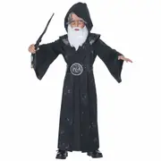 Wittle Wizard Dark Sorcerer Magician Medieval Book Week Toddler Boys Costume