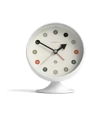[Newgate] Spheric Alarm Clock in White