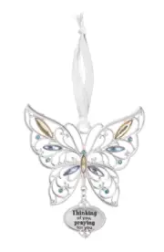 Ganz Springtime Blessing Butterfly Suncatcher "Thinking of you Praying for you"