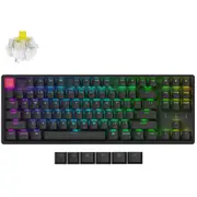 Keychron K8X-J4 K8 80% QMK Wireless RGB Backlight Aluminum Frame Keychron Super switch Banana (Hot-Swappable) Mechanical Keyboard [K8X-J4]