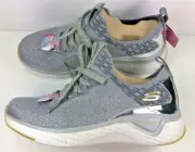 Skechers Stretch Fit/Womens/ SOLAR FUSE-Gravity Experience/Gray/Silver/Mem Foam