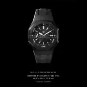 MLC Bespoke Black/Rubber Custom Casio G-Shock GA2100 Mod Watch Casioak Gift Man