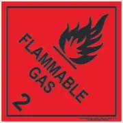 Class 2 - Flammable Gas - Black | Hazchem Signs