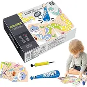Snake Puzzle Game,Cartoon Pattern Animal Cards Matching Puzzles - Cartoon Board Game Preschool Learning Activities Early Educational for 3+ Boys Girls