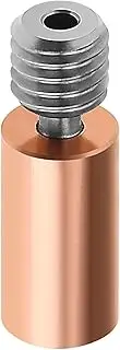 Create idea Smooth BiMetal Heatbreak 1.75mm Filament Titanium Copper Thermal Barrel Tube Compatible with E3D V6 Muti Color Hotend 3D Printer