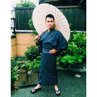 在飛比找蝦皮購物優惠-日本男性浴衣套組（不含雨傘）