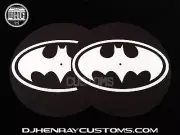 bat signal Dj Slipmats (pair) sl1200mk2 mk5 m3d m5g Technics or any turntable