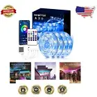 Waterproof 65.6ft Outdoor LED Strip Lights - Smart Control, RGB Color Changing
