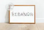 Baby nursery wall art prints, Animals alphabet print, Personalised nursery decor