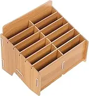 BUTIFULSIC Desktop Storage Holder Organizer with Compartments for Efficient Home Storage Simple and Practical Design for Office Bedroom and Living Room Use