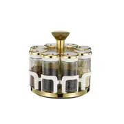 Revolving Spice Rack Spice and Herb Carousel Set of 8 Pcs 100 ml