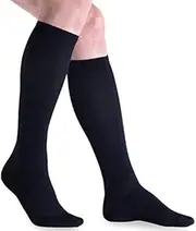 [Oppo Medical] Oppo 2828 Knee High Compression Stockings, Mens, Closed Toe, Black, Size 6, 18-21 mmHg, Form Fitting Lower Leg Socks for Treating Swelling, Oedema, and Lymphoedema with Light Compression