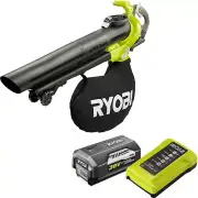 Ryobi 36V Brushless Cordless Blower Vac 4.0Ah Kit Outdoor Power Equipment