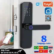 Wifi Electronic Smart Door Lock Fingerprint / Smart Card / Key Unlock/ Password