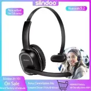 Bluetooth Headset Trucker Driver Call Center Headset Wireless Headphone Mic