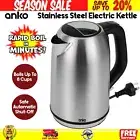 ANKO 1.7L Electric Kettle Stainless Steel 360° Rotation Power Base