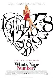 What's Your Number movie poster - Anna Faris - 11 x 17 inches