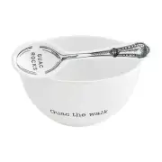 Mud Pie Home Circa Melamine Outdoor Collection GUAC Serving Bowl Serving Set