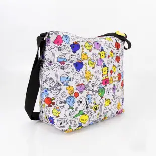 LeSportsac x MR. MEN LITTLE MISS  奇先生妙小姐 7562單肩斜背包休閒降落傘防水 輕便 輕量 限量