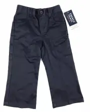 French Toast School Uniform Girls Bootcut Pants Navy Chino Pants Size 3T NWT