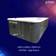 FIGTEK SPA POOL with features like 5″LED: 3 pcs, Pillow: 2 pcs, Speaker: 2 pcs