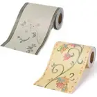 Embossing Wall Border Stickers Waist Line Wallpaper Baseboard Skirting Line