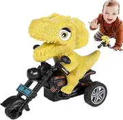 Pull Back Dinosaur Car | Unique Cool Dinosaur Car,Friction Powered Dinosaur Car Toys Toy Car for Kids, Without Batteries for Toddler and Preschooler Boys