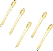 Angoily Sets Men's Face Mini Cosmetic Spatula Zinc Alloy Makeup Spatula Great for Facial Spoons Beauty Products Pcs