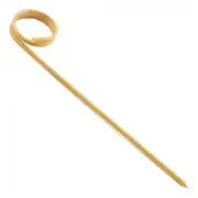 Tablecraft Bamboo Pick Menu Card Holder, Beige 4.5" | 100/Pack