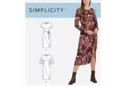 Simplicity Sewing Pattern 10744 9173 Misses Dress Size 16-24