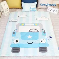 在飛比找momo購物網優惠-【myhouse】韓國防蹣抗敏兒童睡袋 -(小汽車)