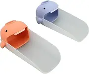 Sink Extenders with Temperature Sensitive for Kids Hand Washing Sink Faucet Extension, 2Pcs Kids Faucet Extender Cartoon Faucet Extender, Suitable for Bathroom Sink, Kitchen