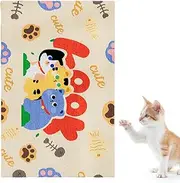 Cat Scratching Pad - Adhesive Cartoon Scratch Board, Indoor Cats Mat | Matte Cat Scratching Mat Wear-Resistant Cute Cat Claw Game to Protect