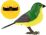 FUNNETOYU Electric Singing Bird Toy Interactive Funny Plaything Simulation Bird Ornament Easy to Operate Decorative Figurine for Boys and Girls Adults Battery Operated Fun