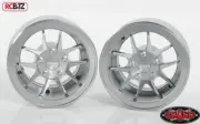 RC4WD Rotiform SNA 1.9" Beadlock Scale Wheels SILVER Z-W0254 inc hubs RC TOY
