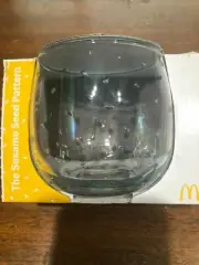 McDonalds 50 Years of Maccas The Sesame Seed Pattern Wobbly Glass 2021 New