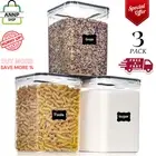 Large Food Storage Containers with Lids Airtight 5.2L /176Oz, For Flour, Sugar B