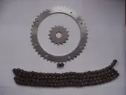 BSA BANTAM D7, D10,D14, B175 1/2 X 3/16 CHAIN AND SPROCKETS 16T G Box 47T REAR
