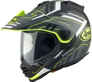 Arai Tour-X5 Trail, adventure helmet , color: Matt Black/Grey/Neon-Yellow , size: M