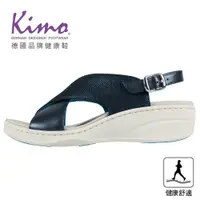 在飛比找ETMall東森購物網優惠-Kimo德國品牌健康鞋-減壓舒適健康鞋-交叉繫帶格紋健康涼鞋