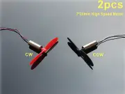 2PCS 7*20mm 3.7V 4.2V 50000RPM High Speed Mini Coreless Motor for RC Helicopter