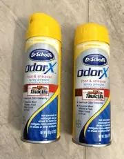 (2) Dr. Scholl’s Odor-X Ultra Odor With Tinactin Foot Spray Powder 4.7 oz