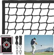 Golf Practice Net Heavy Duty Golf Hitting Net with Target Cloth 10x20ft Golf Training Net for Backyard Driving Chipping Indoor Outdoor Training