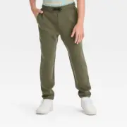 Boys' Tech Fleece Sports Jogger Pants - Art Class™ Green Large 10/12